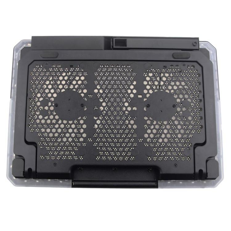 CP252 Adjustable Angle Notebook Cooler Stand Dual Fan Laptop Cooling Pad, CP252