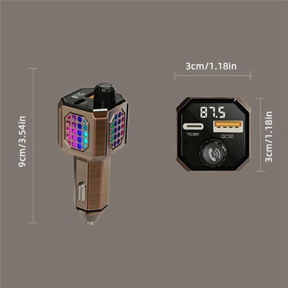 C70 Car Cigarette Lighter Charger Adapter Zinc Alloy PD 30W Fast Charging, C70