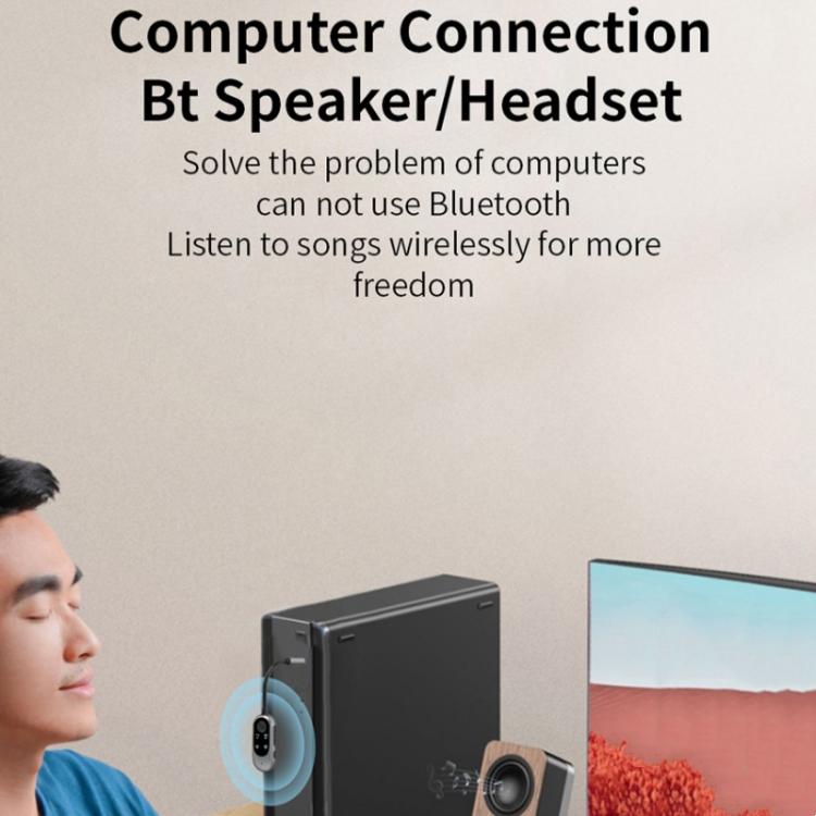 W10 Car Stereo Wireless Connection Audio Adapter 2 in 1 Car Bluetooth 5.3 Receiver Transmitter, W10