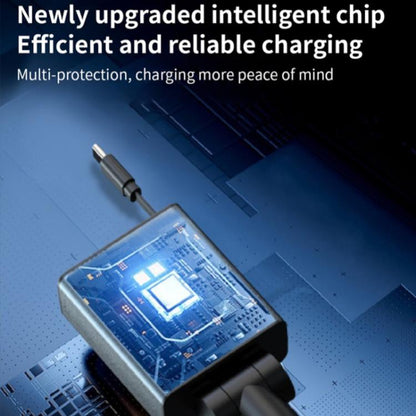 K38 Retractable Cable USB + Type-C Car Charger PD 30W Fast Charging Cigarette Lighter Adapter, K38