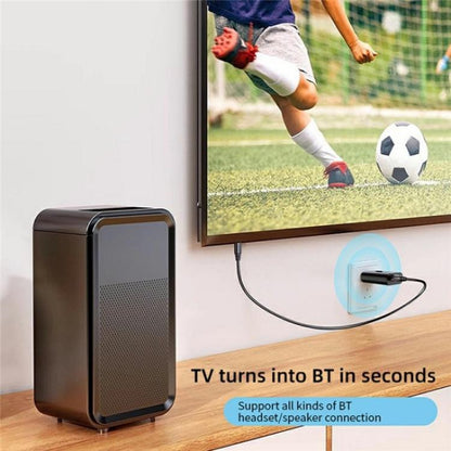 W12 AUX Adapter USB Dongle 2 In 1 Bluetooth 5.3 Car Audio Transmitter Receiver, W12