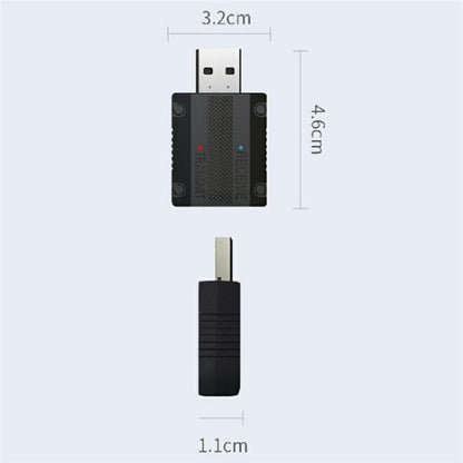 W15 Bluetooth 5.3 AUX Adapter USB Dongle 2 In 1 Car Audio Transmitter Receiver, W15