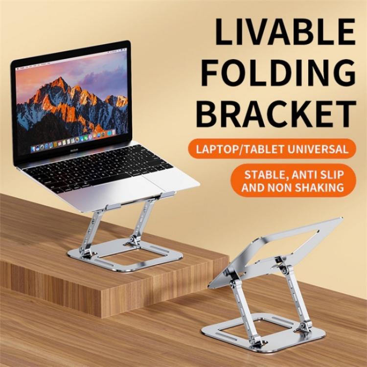 J30 Portable Desktop Adjustable Foldable Alloy Steel Laptop Cooling Stand, J30