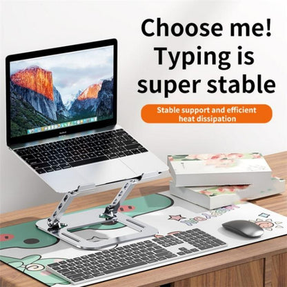 J30 Portable Desktop Adjustable Foldable Alloy Steel Laptop Cooling Stand, J30