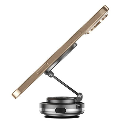 C6 Adjustable Folding Rotating Car Stand Vacuum Suction Cup Magnetic Phone Holder, C6