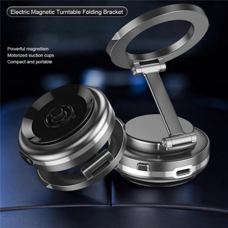 C7 Multifunctional Magnetic Phone Holder Rotatable Folding Auto Vacuum Suction Cup Phone Holder, C7