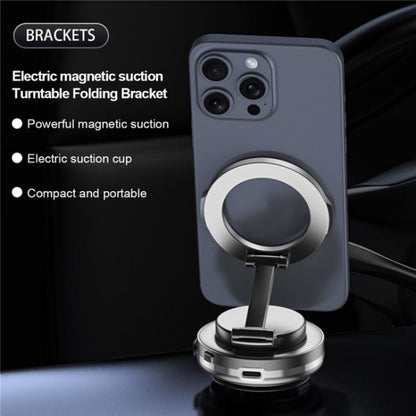 C7 Multifunctional Magnetic Phone Holder Rotatable Folding Auto Vacuum Suction Cup Phone Holder, C7