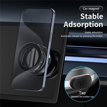 C7 Multifunctional Magnetic Phone Holder Rotatable Folding Auto Vacuum Suction Cup Phone Holder, C7