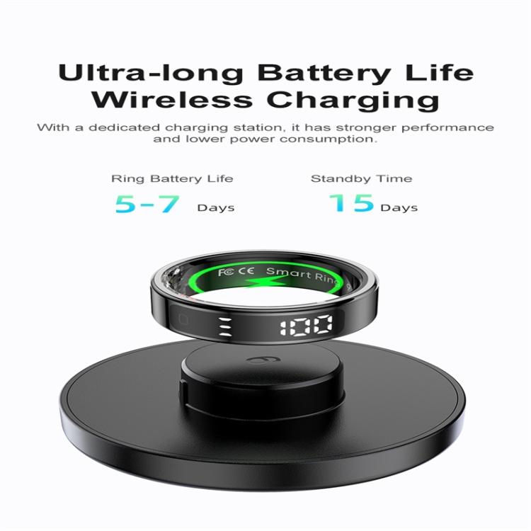 R11 SIZE 10 Smart Ring, Support Heart Rate / Blood Oxygen / Sleep / Multiple Sports Modes