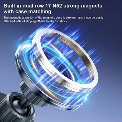T26 Multi-Angle Adjustable Vacuum Suction Stand Magnetic Car Phone Holder, T26
