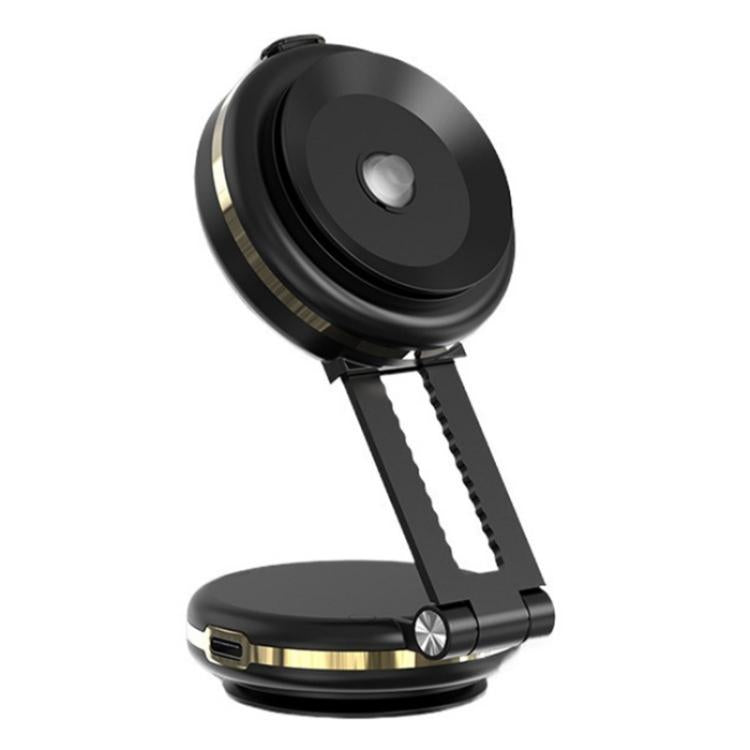 T50 Vacuum Adhesion Dual Suction Cup Car Dashboard Windshield Phone Navigation Stand, T50 (Black+Silver), T50