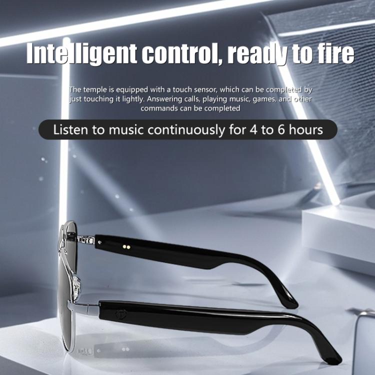 GS02 Smart Glasses, Support Voice Assistant / Bluetooth Call / Remote Control Photography