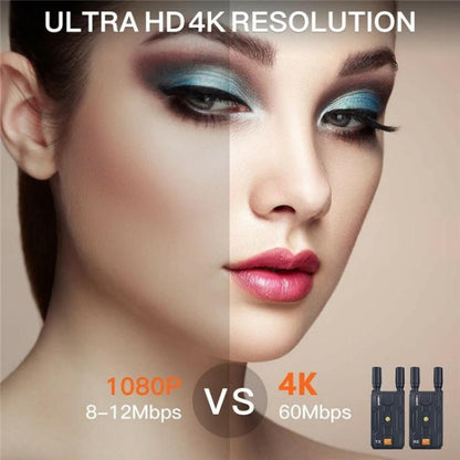VRRIIS 097 4K HD Video HDMI Wireless Extender Kit Audio Video Wireless Transmitter Receiver, US Plug, UK Plug, EU Plug, AU Plug