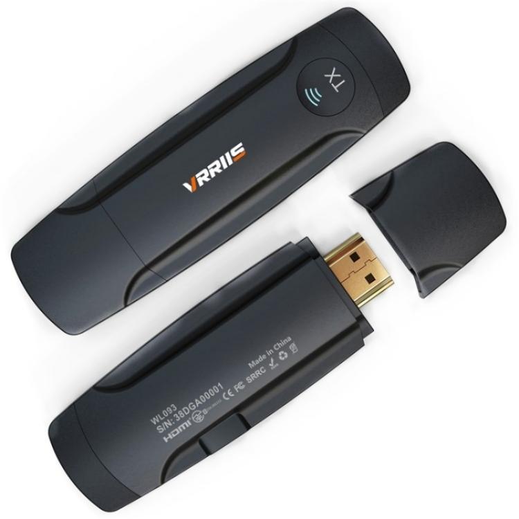 VRRIIS 093 High Definition Extension Video Transmitter Receiver Wireless HDMI Extender, 093