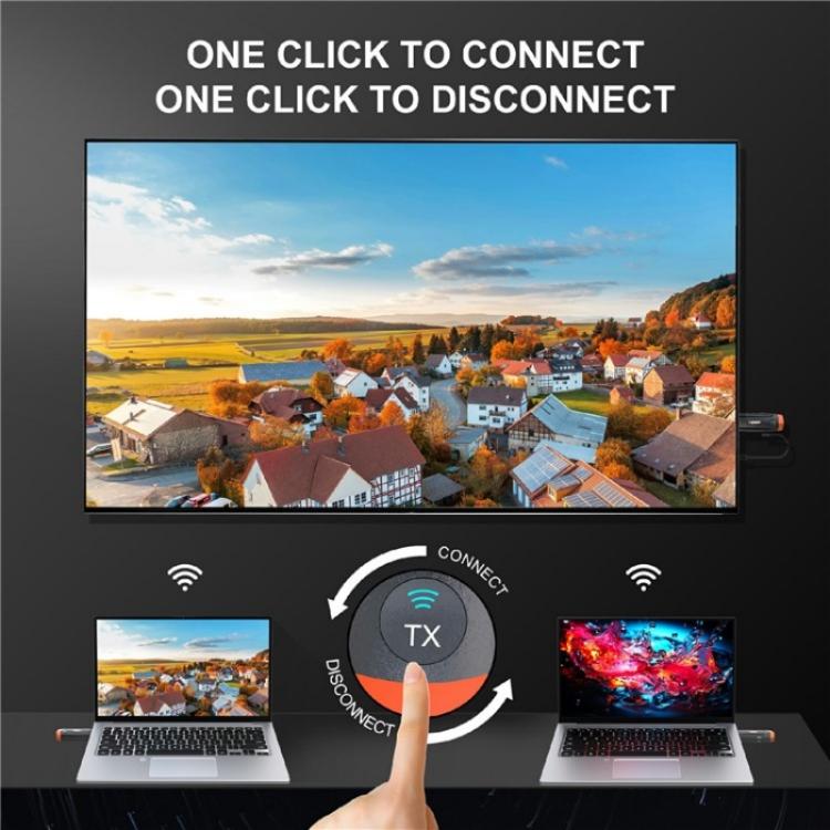 VRRIIS 093 High Definition Extension Video Transmitter Receiver Wireless HDMI Extender, 093