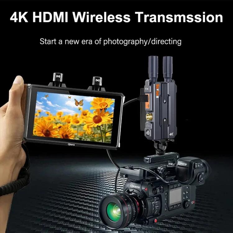 BOVBOX 098 For DSLR Cameras 4K HD Wireless Extender SDI HDMI Dual Interface Video Monitor, US Plug, UK Plug, EU Plug, AU Plug