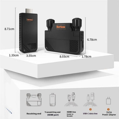 BOVBOX 091-HD Conference Use 100M Wireless WiFi HDMI Extender Video Transmitter Receiver, US Plug, UK Plug, EU Plug, AU Plug