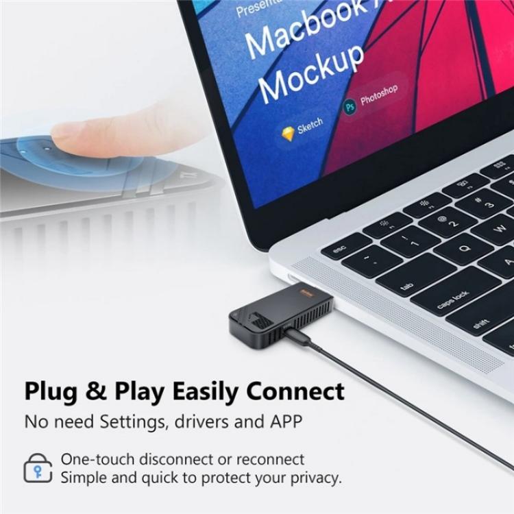 BOVBOX 091-HD Conference Use 100M Wireless WiFi HDMI Extender Video Transmitter Receiver, US Plug, UK Plug, EU Plug, AU Plug