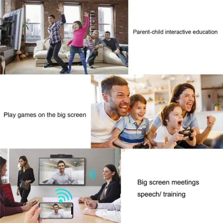 BOVBOX 091-TC For Phone Projector USB C Wireless Transmitter And Receiver Video Extender, US Plug, UK Plug, EU Plug, AU Plug