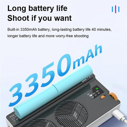 PB40R Video Live Streaming Portable RGB LED Video Light Pocket Photography Fill Light, PB40R
