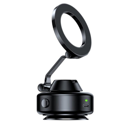 X98 Magnetic Vacuum Suction Electric Absorption Cellphone Stand Desktop Car Phone Holder, X98 (Silver), X98
