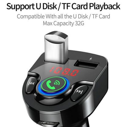G32 Bluetooth MP3 Player Voice Navigation Car Charger Voltage Detection FM Transmitter, G32
