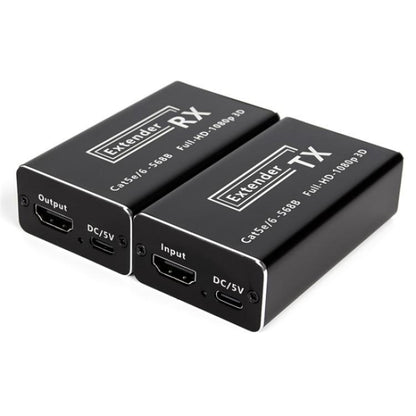 D1-1 / D2-1 Network Cable HD Video Signal Transmitter 50m Extender HDMI to RJ45 Extender, EU Plug
