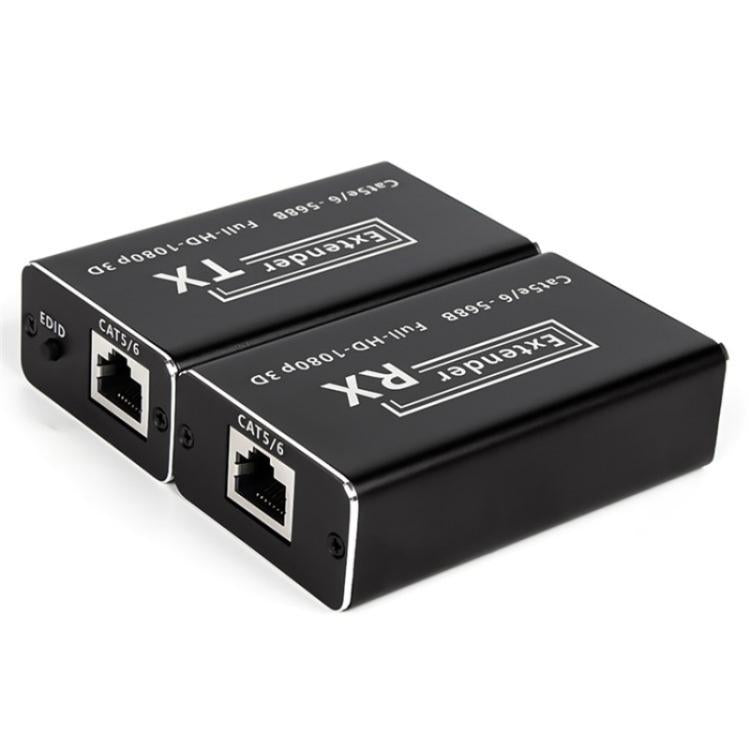 D1-1 / D2-1 Network Cable HD Video Signal Transmitter 50m Extender HDMI to RJ45 Extender, EU Plug