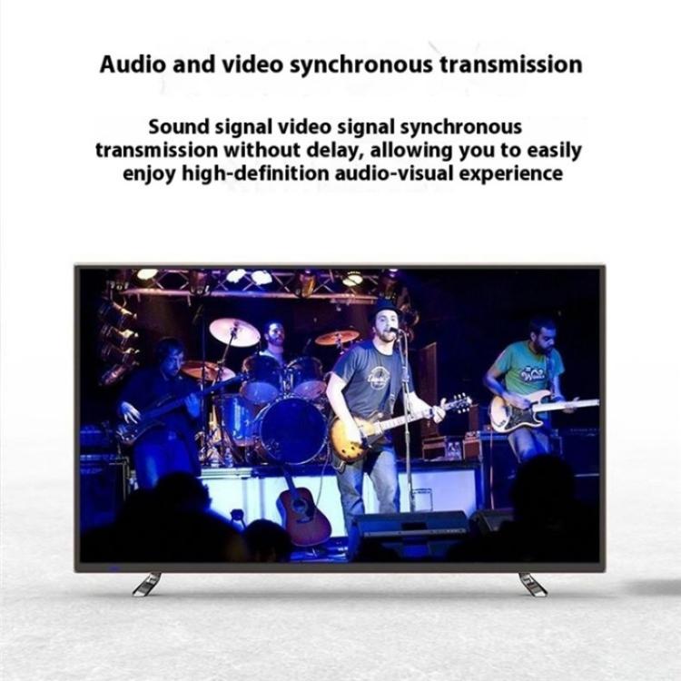D1-1 / D2-1 Network Cable HD Video Signal Transmitter 50m Extender HDMI to RJ45 Extender, EU Plug