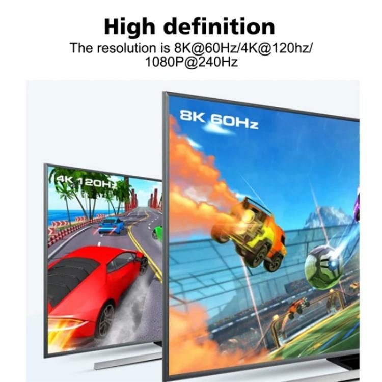 Q8Q3-3 Gaming Home Theater HDMI 2.1 Switch 3x1 8K 4K 120Hz HDR Audio Video Synchronizer