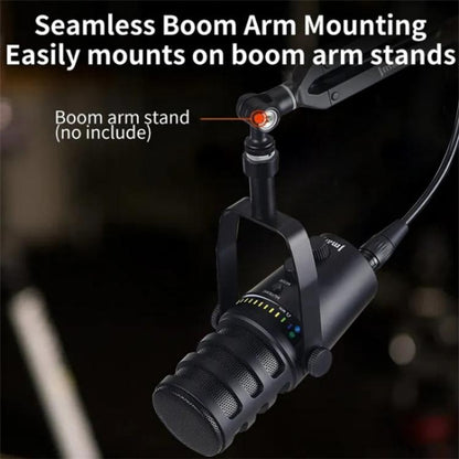 JMARY MC-PW12 360 Degree Rotating USB Desktop Microphone, MC-PW12