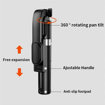 JMARY KT-219 Extendable Selfie Stick Tripod Stand  With Remote Control