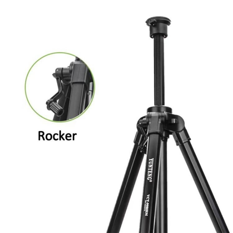 YUNTENG VCT-9980 Camera Tripod Stand Portable Cell Phone Mount Holder with Carrying Bag, VCT-9980