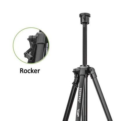 YUNTENG VCT-6680 Travel Tripod Telescopic 152CM Camera Mount Phone Tripod, VCT-6680