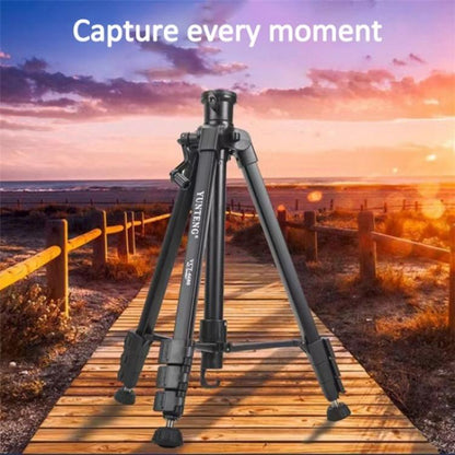 YUNTENG VCT-6680 Travel Tripod Telescopic 152CM Camera Mount Phone Tripod, VCT-6680