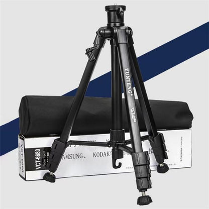 YUNTENG VCT-6680 Travel Tripod Telescopic 152CM Camera Mount Phone Tripod, VCT-6680