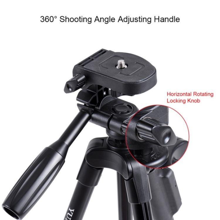 YUNTENG 5208 Professional Tripod Stand with BT Remote For DSLR SLR Camera Phone