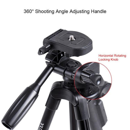 YUNTENG 5208 Professional Tripod Stand with BT Remote For DSLR SLR Camera Phone