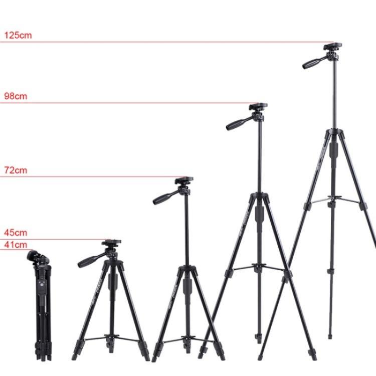YUNTENG 5208 Professional Tripod Stand with BT Remote For DSLR SLR Camera Phone