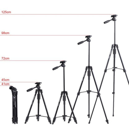 YUNTENG 5208 Professional Tripod Stand with BT Remote For DSLR SLR Camera Phone