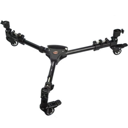 YUNTENG 900L DV Camera Photography Tripod Base Stand Universal Folding 3 Wheels Pulley, 900L