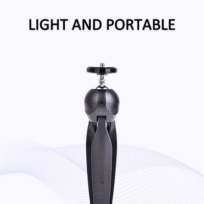 YUNTENG YT-228N 1 / 4 Screw Interface Phone SLR Camera Holder Portable Mini Selfie Stick Tripod, YT-228N