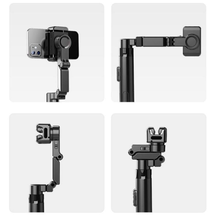 C16 Smart Bluetooth Remote Control Shooting Stand AI Auto-Tracking Selfie Stick, C16