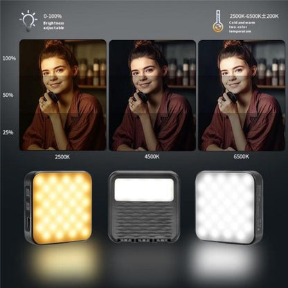C49 Dual Side Fill Light Mini Portable 3 Color Temperatures Photography Video Light, C49