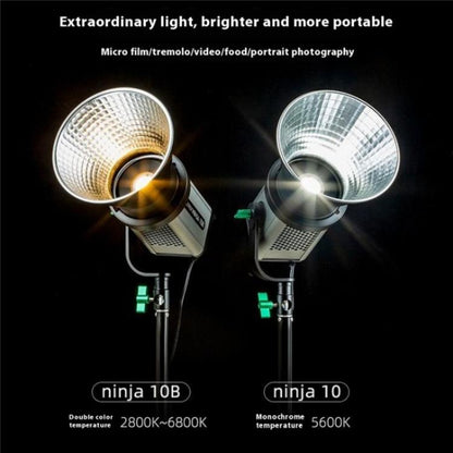 VILTROX Ninja 10 5600K Professional Photography Studio Fill Light 120W LED Video Light, US Plug, UK Plug, EU Plug