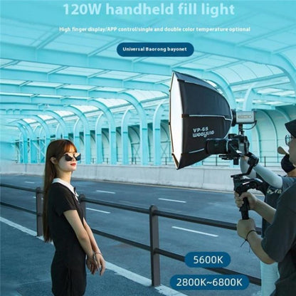 VILTROX Ninja 10 5600K Professional Photography Studio Fill Light 120W LED Video Light, US Plug, UK Plug, EU Plug