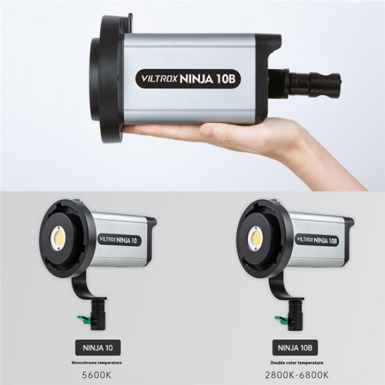 VILTROX Ninja 10 5600K Professional Photography Studio Fill Light 120W LED Video Light, US Plug, UK Plug, EU Plug