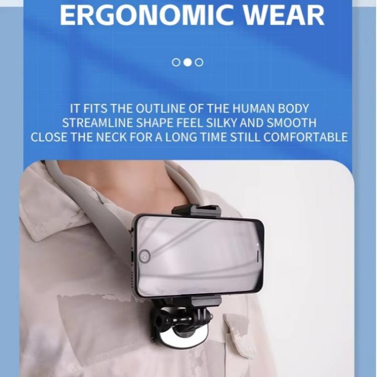 C071 Neck Strap Mount Silicone Metal Bracket For GoPro / Insta360 / DJI Action Cameras, Action Cameras Bracket