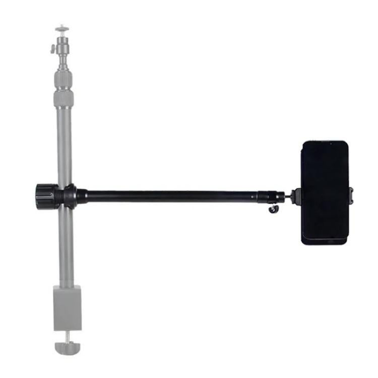 JMARY MT-21 Aluminum Alloy Tripod Extension Rod Desktop Livestream Shooting Arm, MT-21