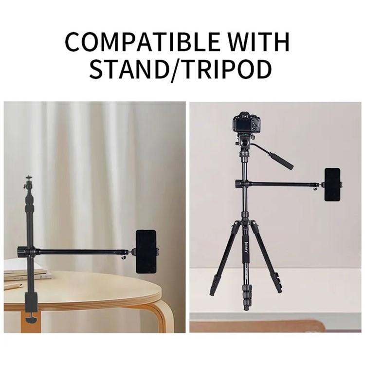 JMARY MT-21 Aluminum Alloy Tripod Extension Rod Desktop Livestream Shooting Arm, MT-21